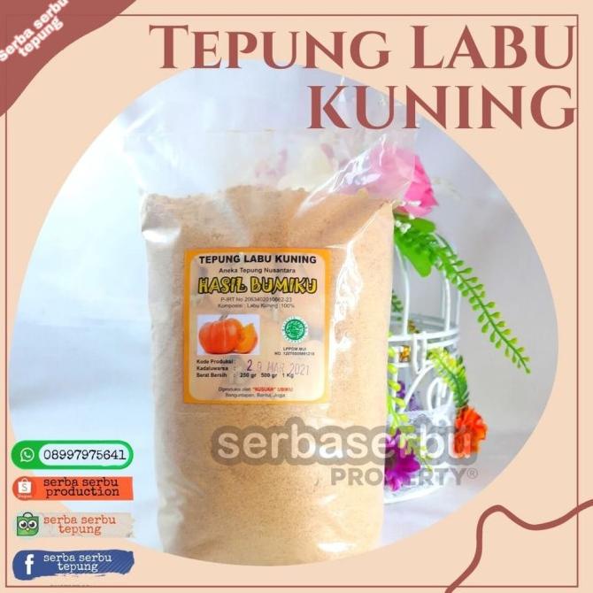 

[COD] Tepung Labu Kuning Kemasan 1 Kg (Sudah Dinkes PIRT & LPPOM MUI) [COD]