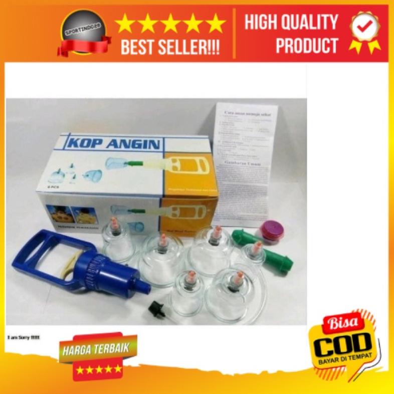 PRODUK- KOP BEKAM / KOP ANGIN BEKAM ISI 6PCS / ALAT SEDOT ANGIN / KOP ANGIN .
