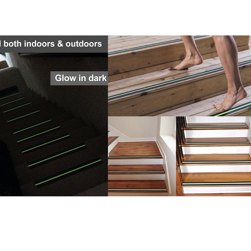 

[PRODUK E7Q] Lakban Fosfor lantai Anti slip Tangga Glow in the dark Safety Walk ANL