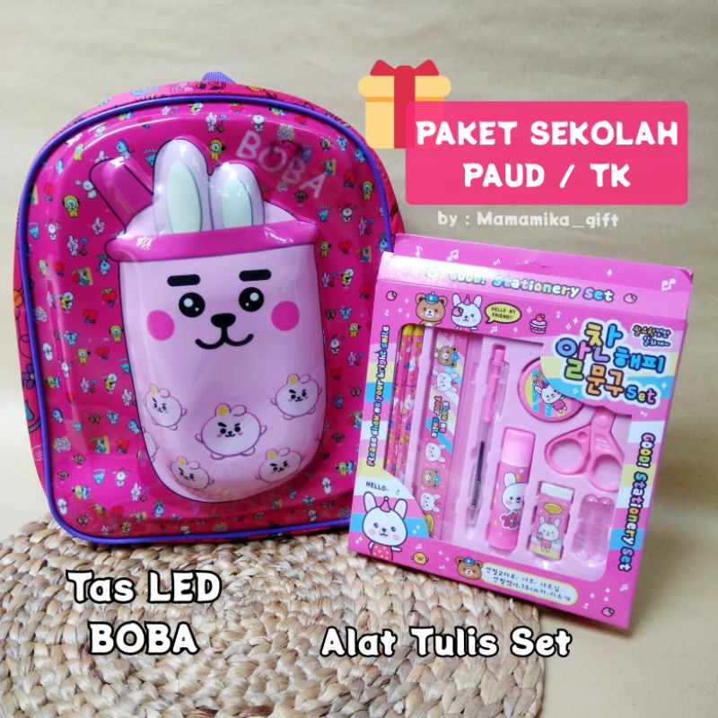 KADO ULANG TAHUN ANAK / HAMPERS SEKOLAH ANAK PAUD TK / PAKET ANAK SEKOLAH UNICORN KEMBAR