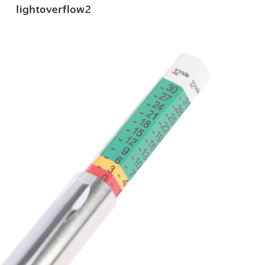 (lightoverflow2) Alat Pengukur Kedalaman Ban Mobil Universal 25mm (ID)