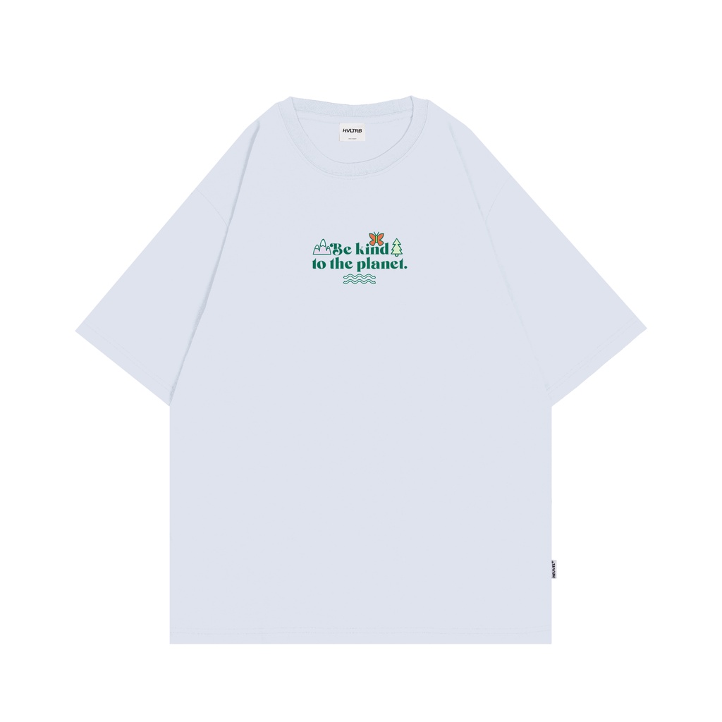 Heuvel Tribe T-Shirt Be Kind White Kaos Pria Kaos Distro Cowok Tsh 2208.1180 Ant