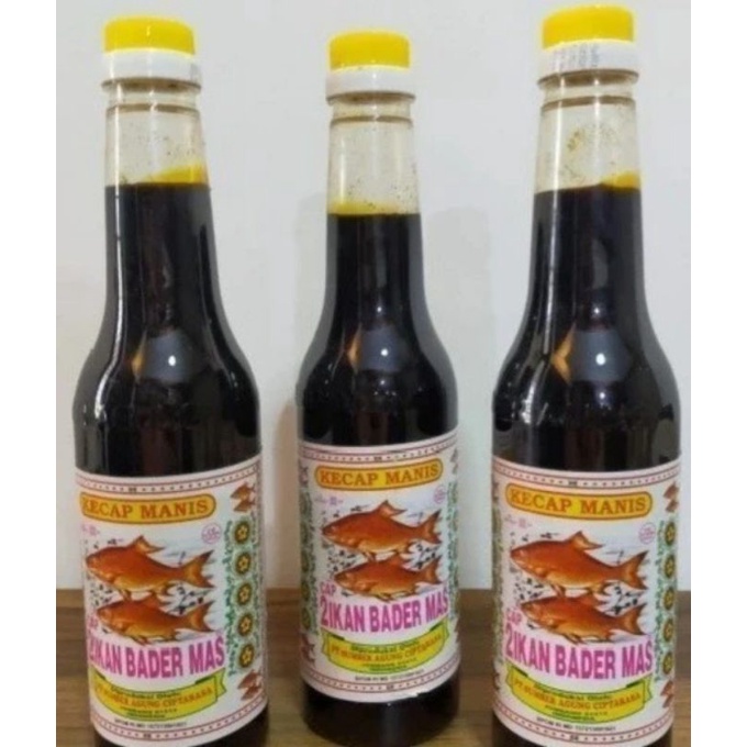 

KECAP BADER / KECAP MANIS CAP 2 IKAN BADER MAS / KECAP CAP 2 IKAN BADER / KECAP MANIS BADER 600 ML