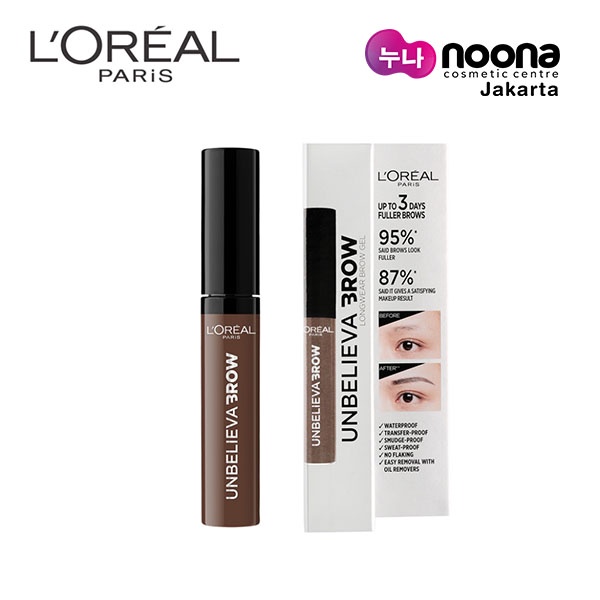 L'OREAL UNBELIEVA BROW LONGWEAR BROW GEL 8ML
