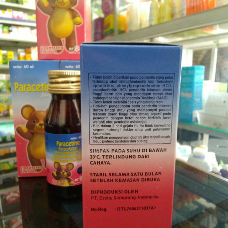 PARACETINE SIRUP 60 ML paracetin