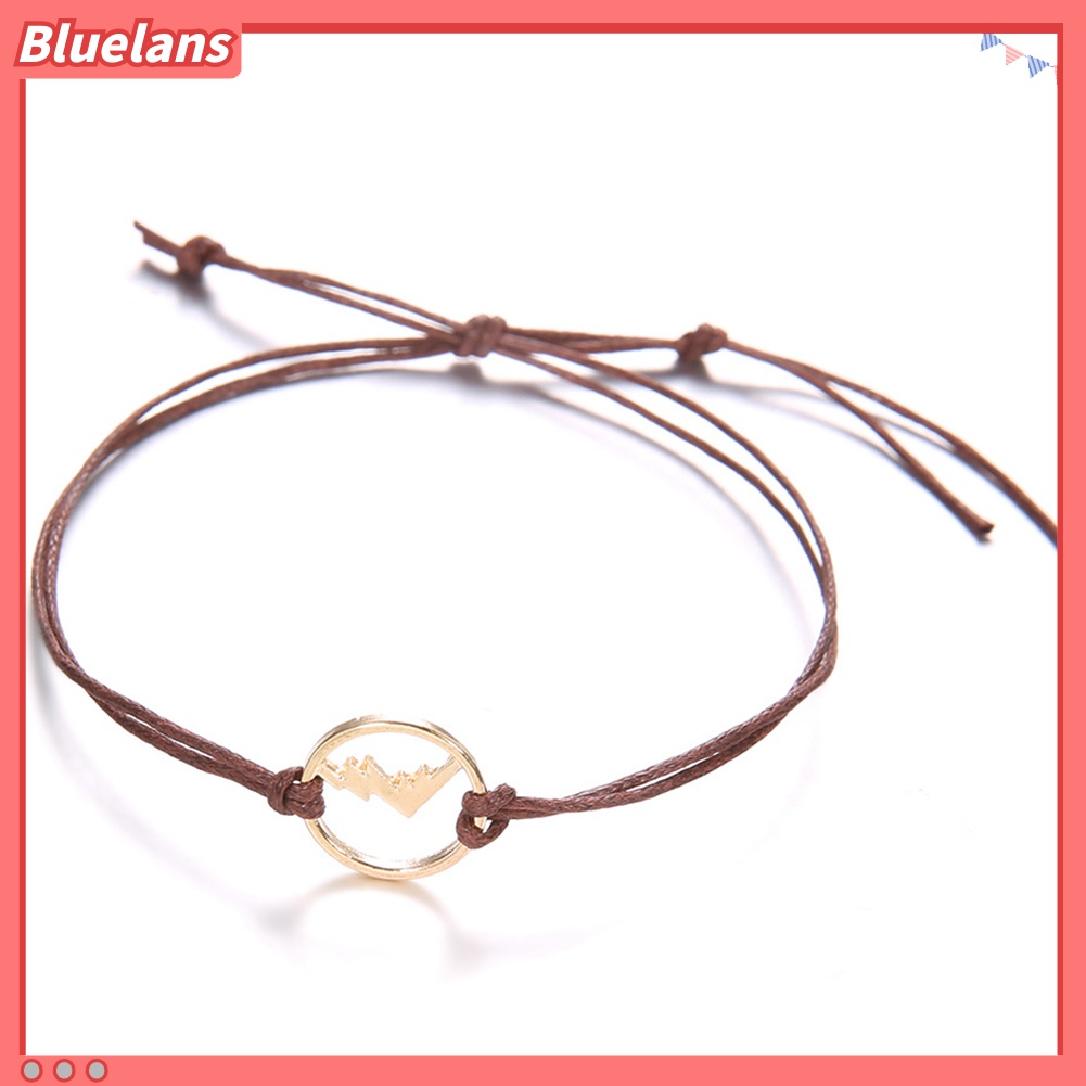 4pcs / Set Gelang Multilayer Hollow Warna-Warni Gaya Boho Untuk Wanita