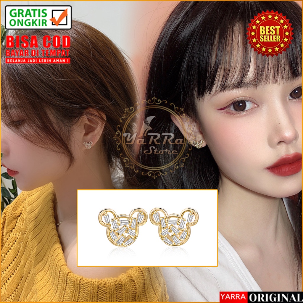 Anting Korea Perempuan Dewasa Motif Kartun Tikus Aksesoris Anting Fashion Style Kekinian ANT109