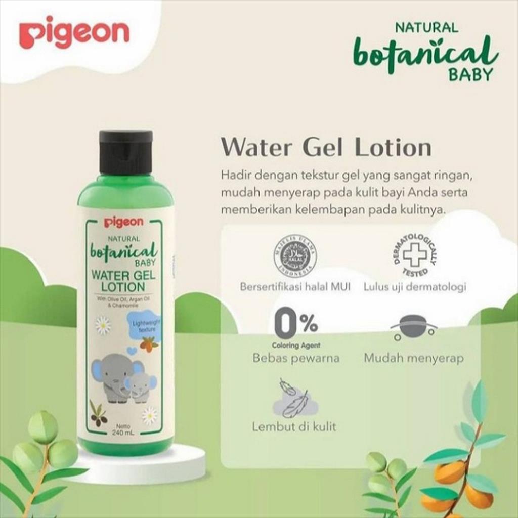 PIGEON Botanical Baby 240ml Water Gel Lotion Bayi 240 ml