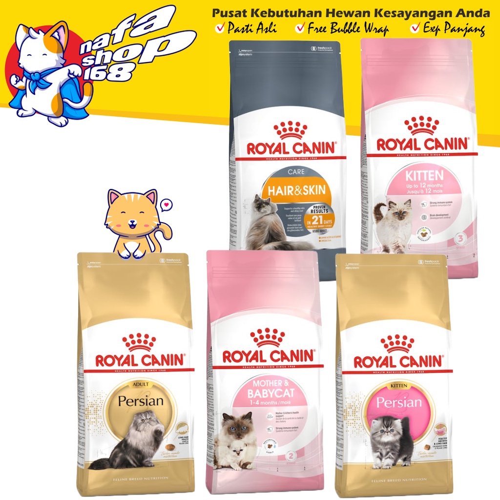 Royal Canin Value Pack 400gr Makanan Anak Kucing Kering Kitten Dry Food RC Kitten Second Age Makanan Kucing Royal Canin Persian Kitten Mother Baby Hair Skin Freshpack