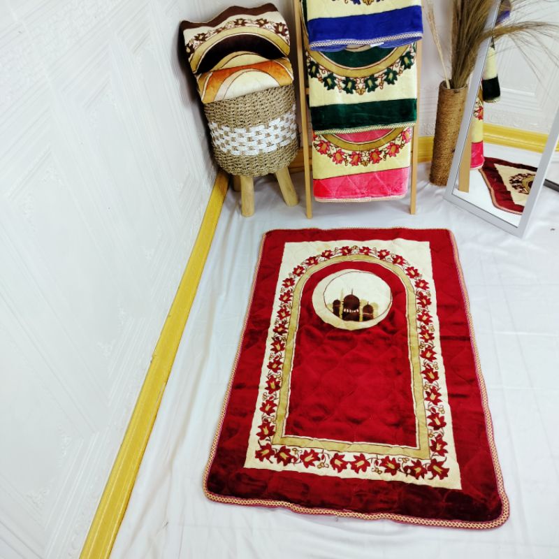 Hemprs Sajadah Tebal Free Tasbih Dan Kartu Ucapan
