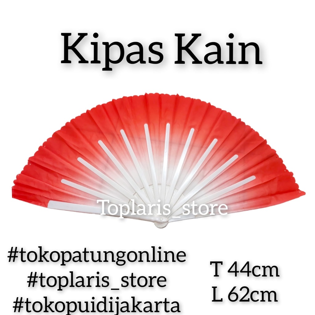 Kipas Nari Kain polos