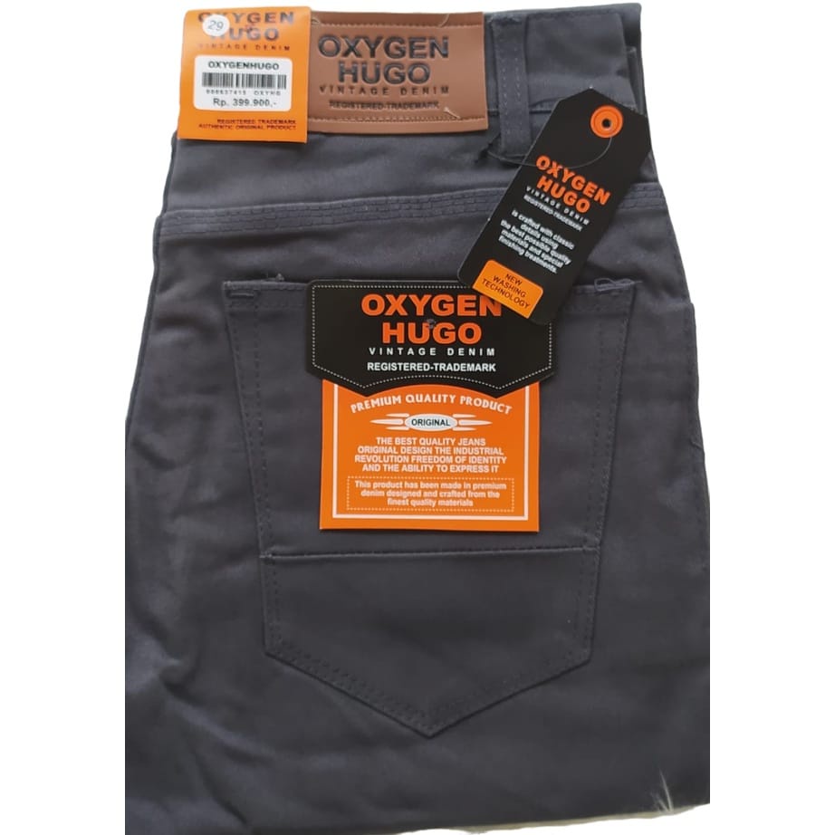 CELANA PANJANG CHINO BAHAN TEBAL OXYGEN HUGO