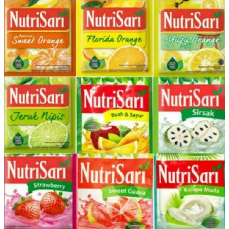 

NUTRISARI | minuman serbuk sachet [ renteng 10x13g ]
