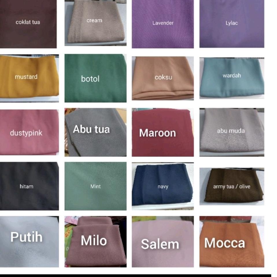 [KODE LJZH0] Pashmina Instan pastan syari Jumbo Pasmina set cadar 100x200 cm khimar ceruty babydoll