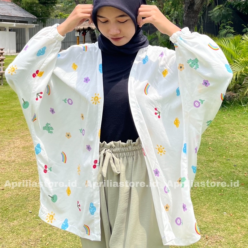SIFA - NEW KIYOWO OUTER MOTIF-PUTIH ( XL )