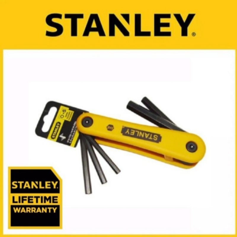 Kunci L set 5pc stanley ( 69-260 ) Folding Imperial Hex Key Set Stanley