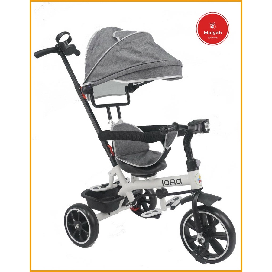 Sepeda Roda 3 tiga Stroller Stoler Anak Bayi Tricycle PMB IORA T23 Musik balita stroler anak speda P