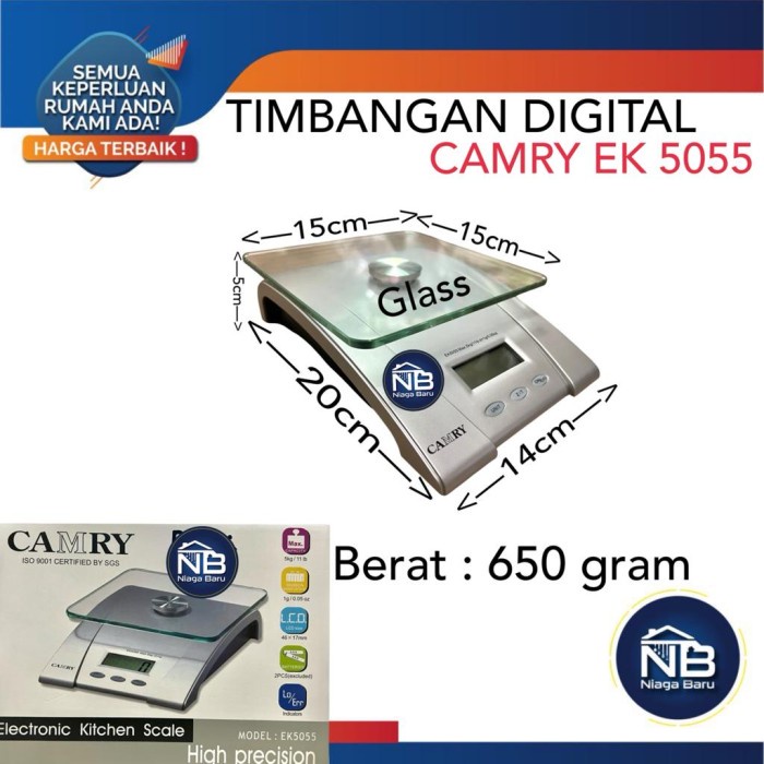 Timbangan Camry Digital EK 5055 Timbangan Kue Timbangan Digital