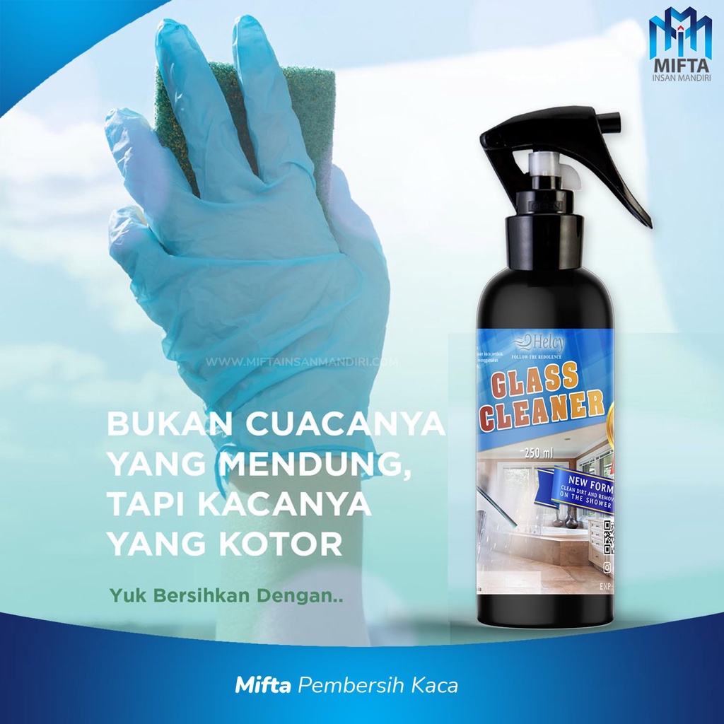 PEMBERSIH KACA ANTI REDEPOSISI / HELCY ANTI REDEPOSITION GLASS CLEANER