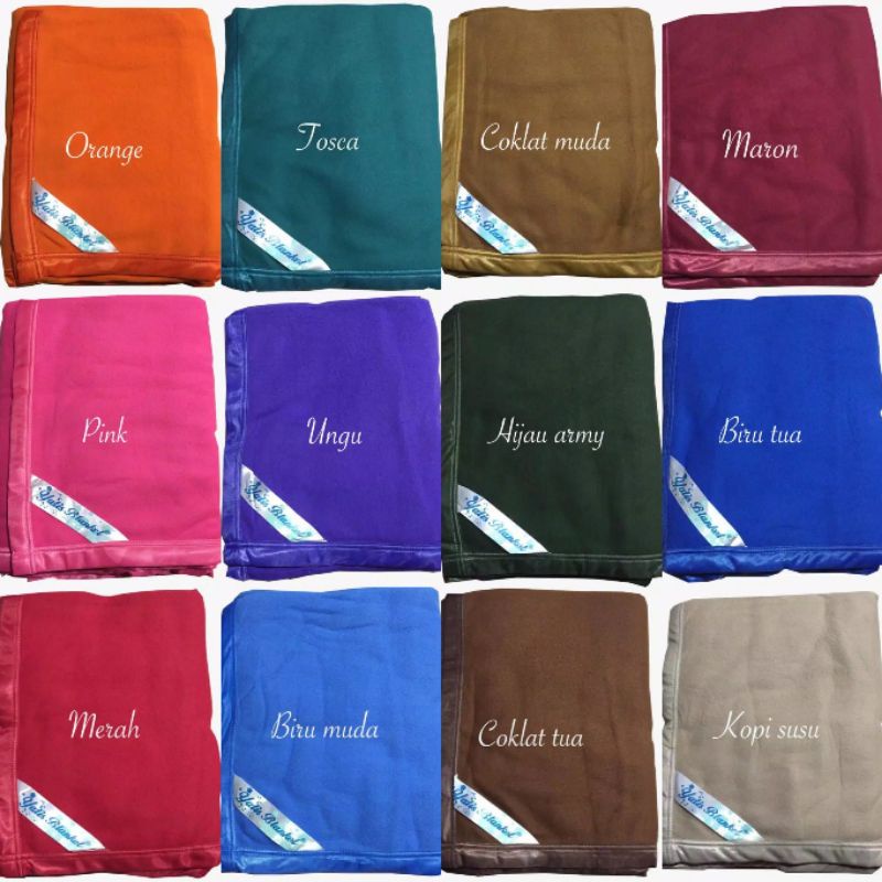 Selimut Yatis polos flanel