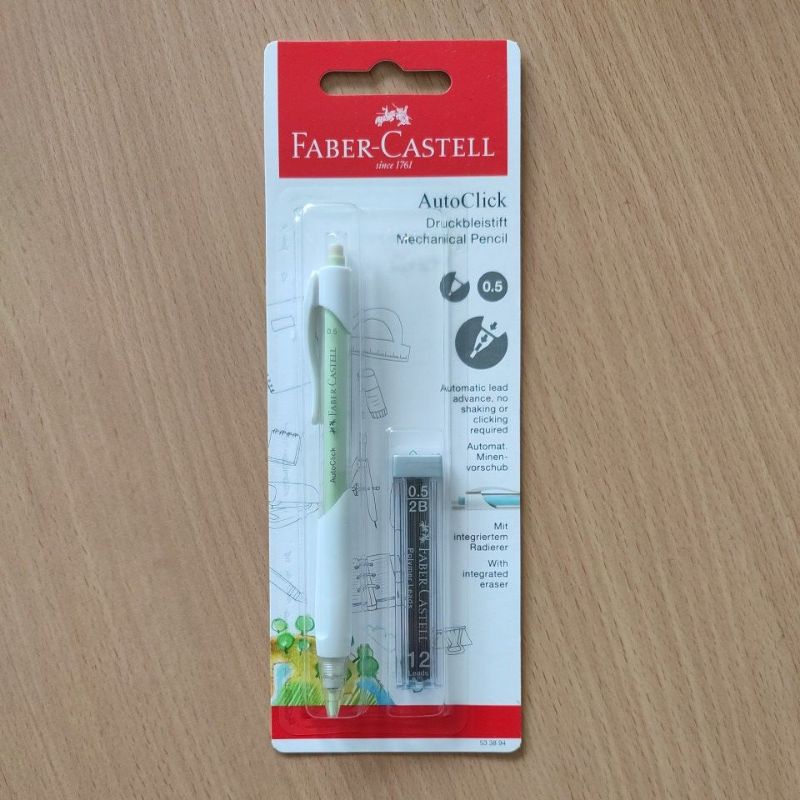 

RB Pensil Mekanik 0,5 Set Faber Castell 533894 AutoClick Mechanical Pensil 0.5