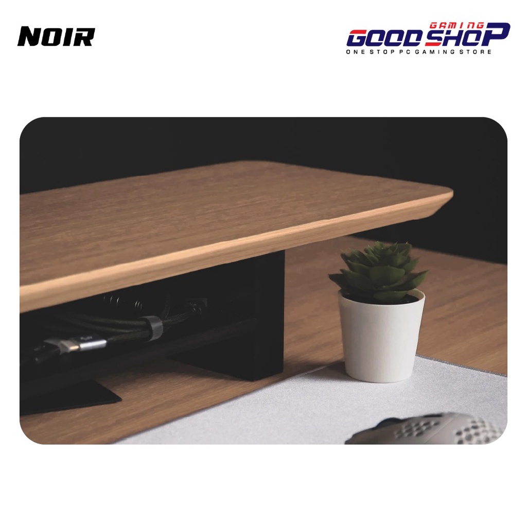 Noir Desk Shelf / Monitor Stand Riser -