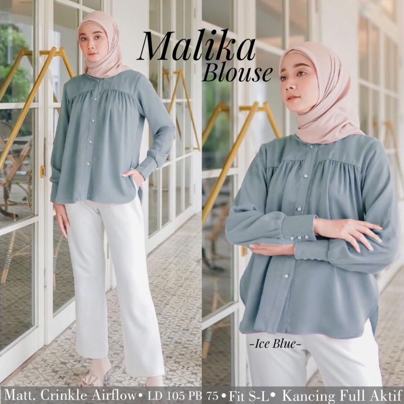 MALIKA BLOUSE KEMEJA WANITA TERBARU