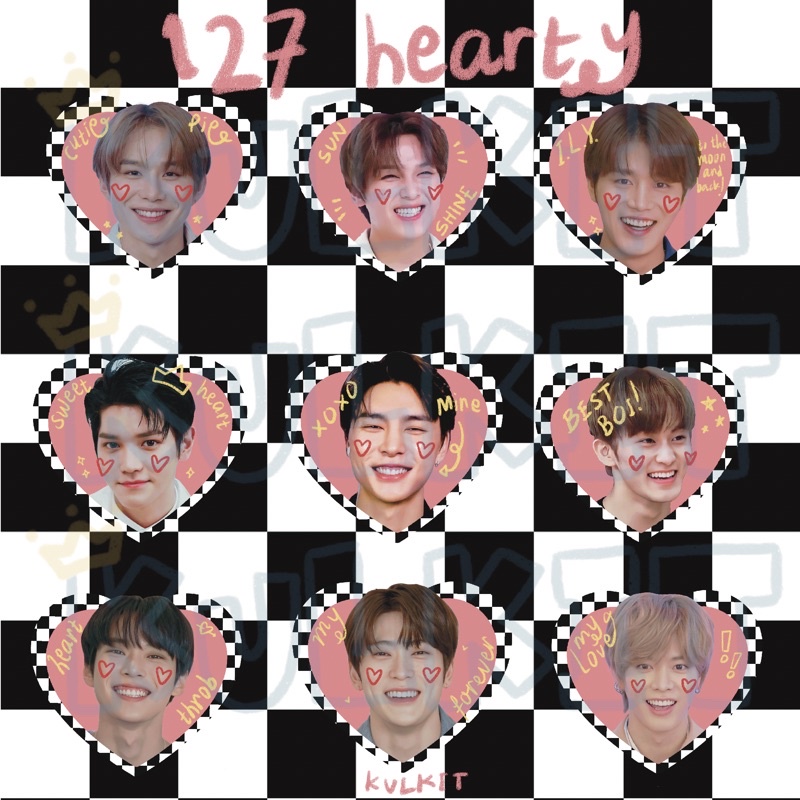 NCT 127 hearty keyring!♡