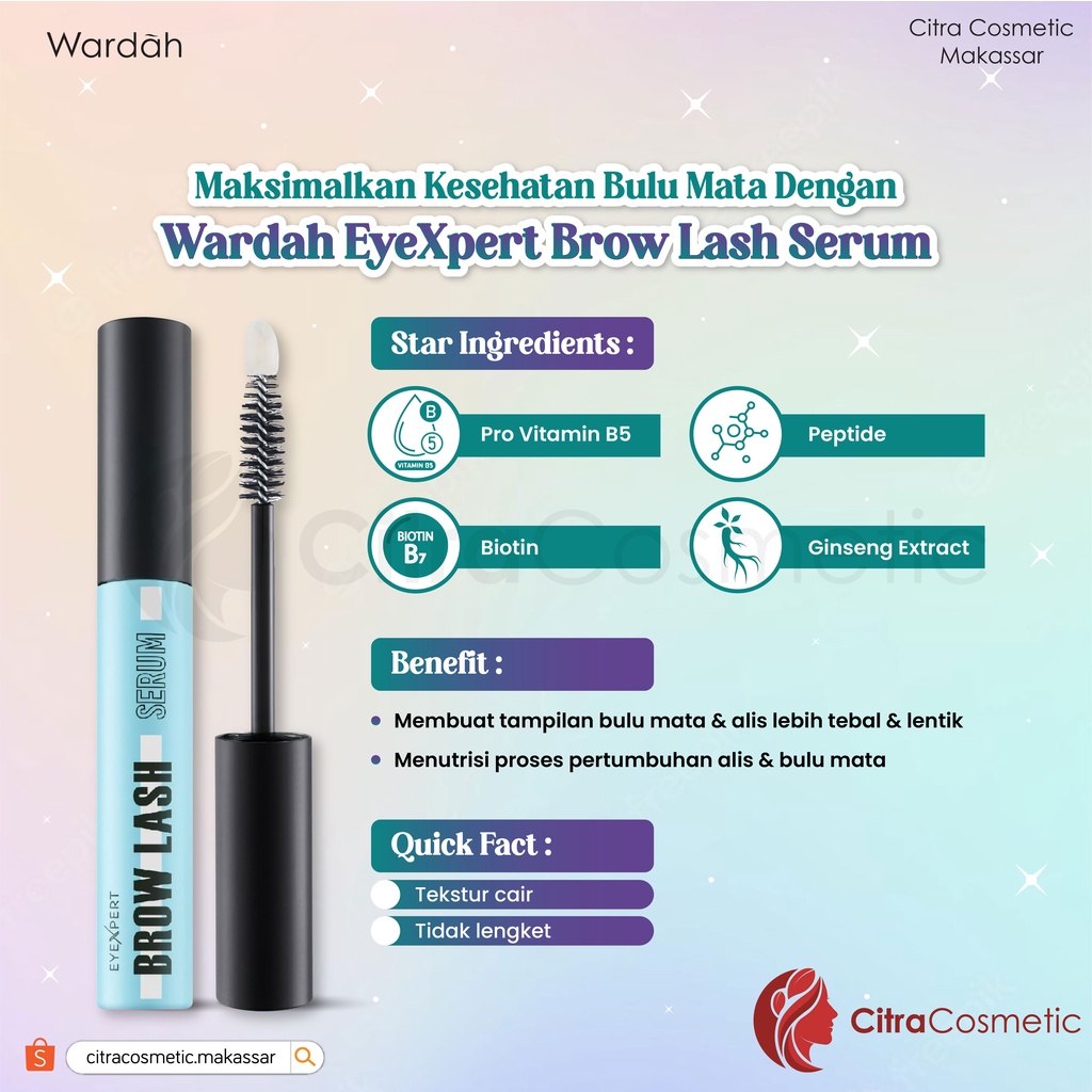 Wardah Eyexpert Brow Lash Serum 10 Ml