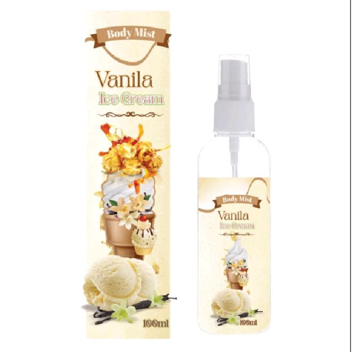 Parfum Vanilla Premium 100ML Parfum Vanilla Ice Cream best Seller BODY MIST