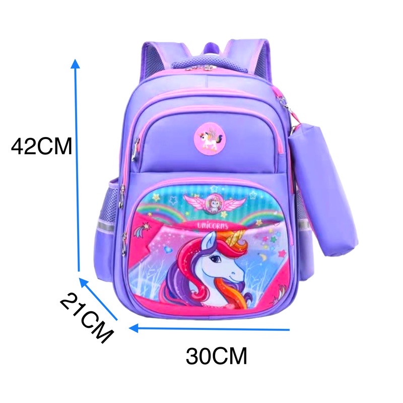 SMARTGIRL NEW TAS RANSEL ANAK SEKOLAH IMPORT CEWEK COWOK SD 2IN1 00470-00473