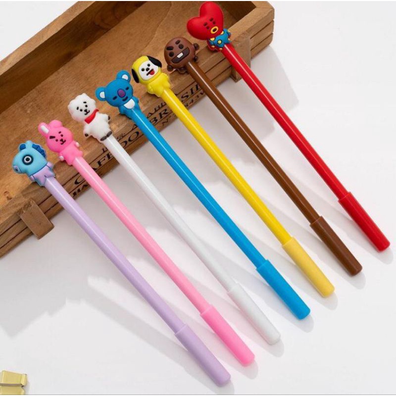 

Pulpen Gel Karakter BT21