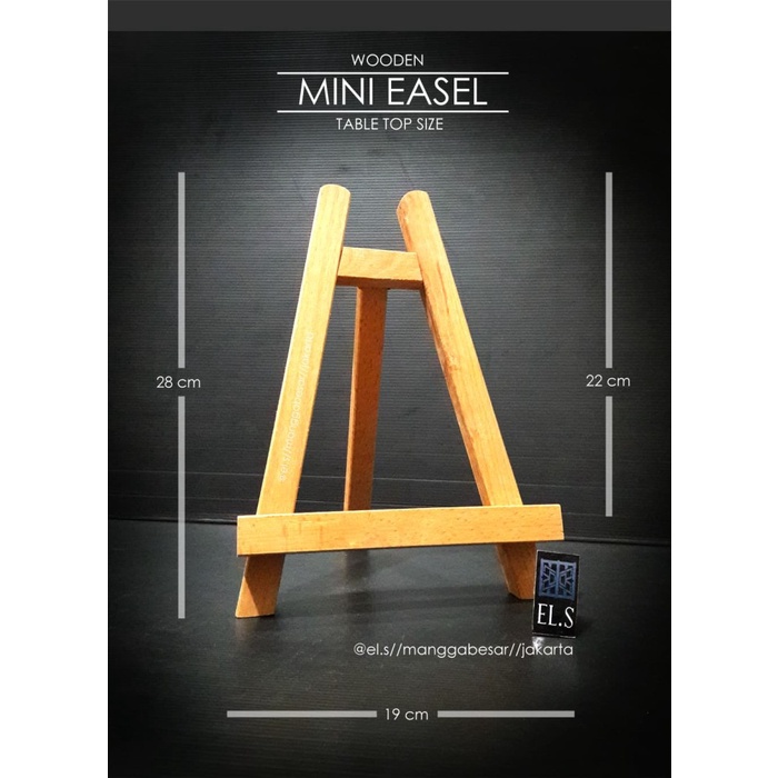 

Diskon Wooden Mini Easel 1928 ( Stand Canvas, Stand Foto ) Hot Sale