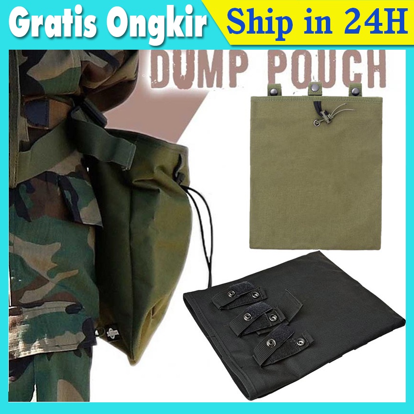 ▶READY IDOGEAR Tactical Folding Dump Bag Drop Recycling Pouch Storage Bag Nylon MOLLE Belt Pouch 355