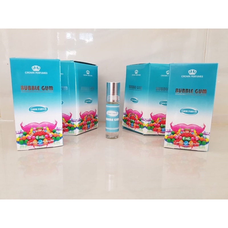 PARFUME TARIM BUBBLE GUM 6 ML ROLL ON / TARIM PARFUME FREE ALCOHOL