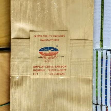 

Jual Amplop Coklat Super Kabinet Airmail ( Amplop Gaji ) Diskon