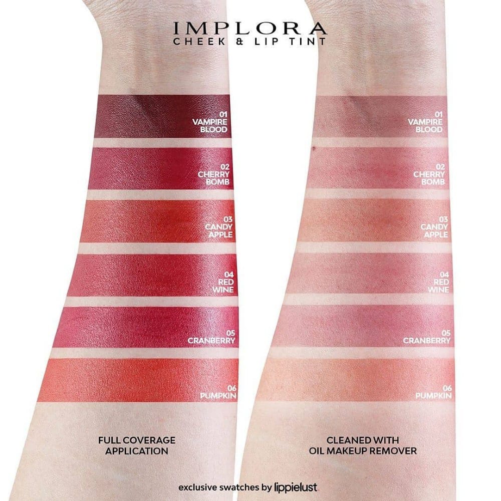 IMPLORA URBAN MATTE LIPCREAM JELLY TINT Lipstick  Liptint