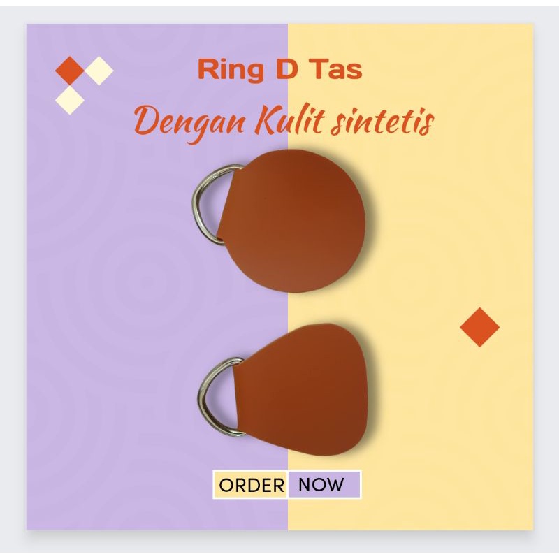 Ring D Tas kulit sintetis