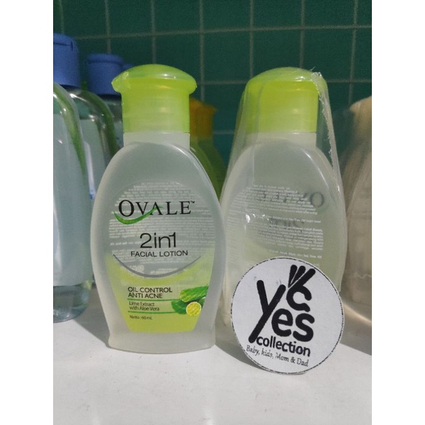 Ovale Facial Lotion 60ml 2in1 Pembersih Muka Cleanser wajah Oval Deep Kulit berminyak jerawat Oil Control Acne Berjerawat Intense Glow Mencerahkan Whitening Pure Bright Lemon Aloe vera Lime Bengkong