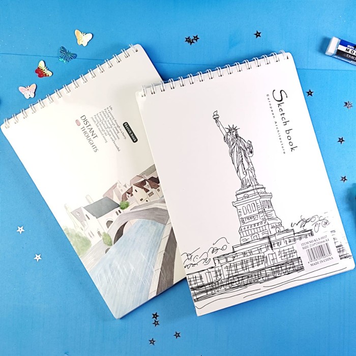 

Trendi Buku Sketsa / Sketch Book Spiral A4 Sale!!!