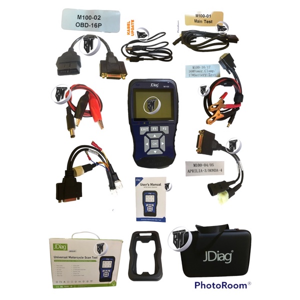 J DIAG SCANNER MOTOR INJEKSI UNIVERSAL SETTING CO RESET ISC JDIAG M100