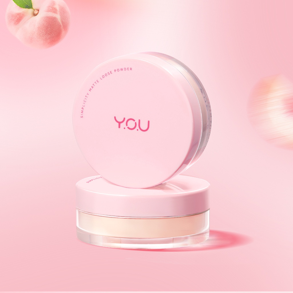 ★ BB ★ Y.O.U Simplicity Matte Loose Powder | Bedak Tabur | Tahan Lama Ringan | Sebum Control | YOU