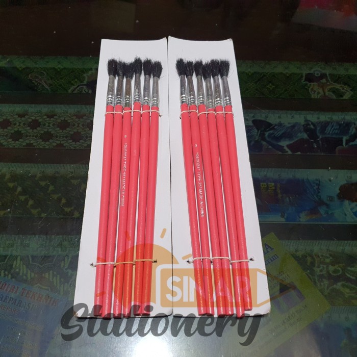 

Produk Kuas Lukis Pagoda No 9 Pak Isi 12Pc Berkualitas