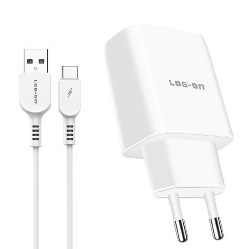 CHARGER LOGON Lo-C31 TYPE C Quick Charge 2USB 2.4A SMART IC