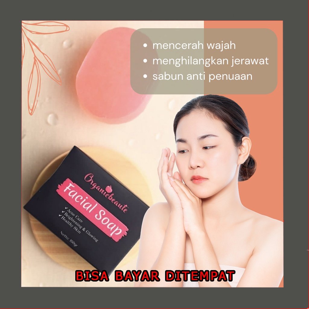SABUN WAJAH VIRAL KOREA ORGANIC BEAUTE - sabun wajah viral korea organic beaute - sabun pemutih bada