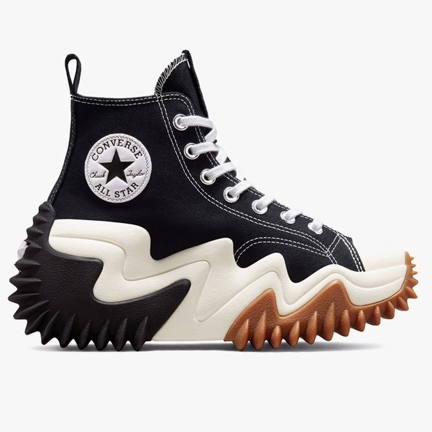 Sepatu Converse Run Star Motion Canvas Platform Unisex Black CON171545C