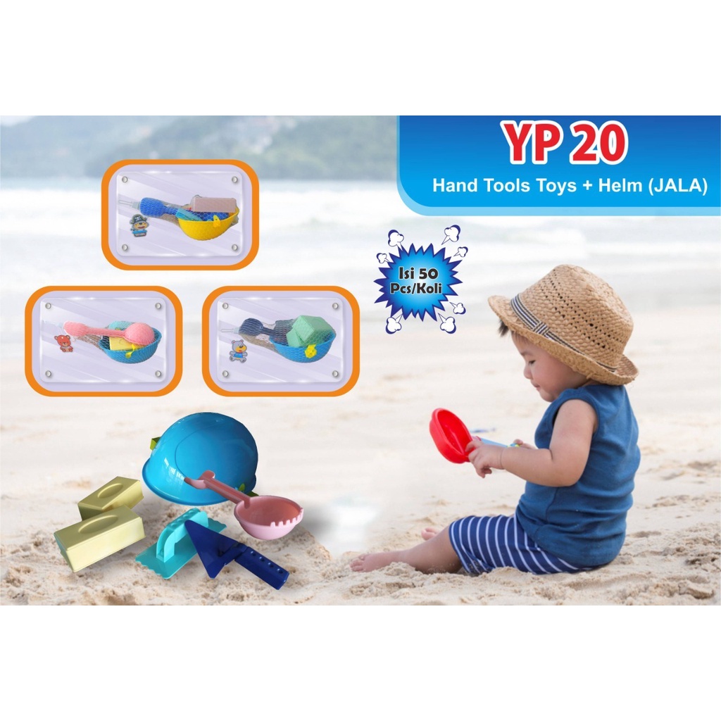 kids Tools set - Mainan Anak hand tools set helm YP20