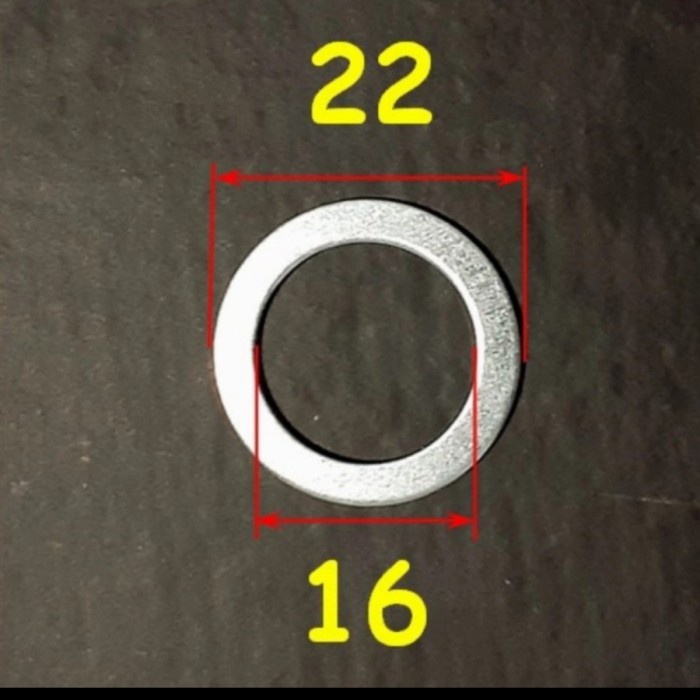 Mata Ring 4" 16Mm Konversi Lubang 5" 22Mm / Ring Mata Batu Potong Gerinda