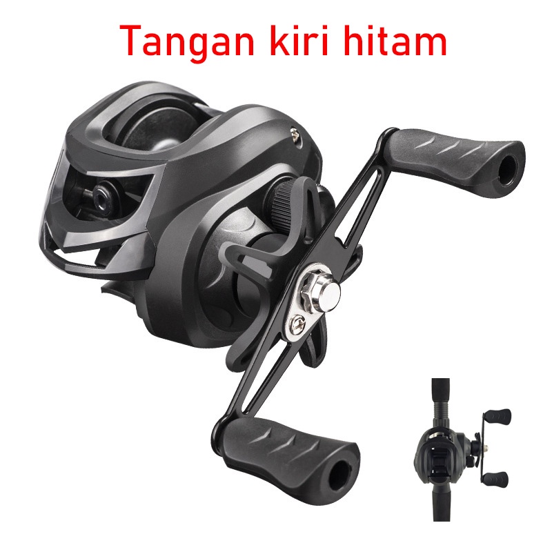 Baitcasting Fishing Reel Metal Spool Max Drag 8 Kilo Reel 7.2:1 19+1BB  Kaku Fiber Super Halus Tanpa Menggoreng Solid Kuat Baitcasting Reel Reel Pancing BCFishing Wheel Saltwater Reel Fishing Casting Reel Pancing Fishing Gear Fishing Tool Gulungan Kabel