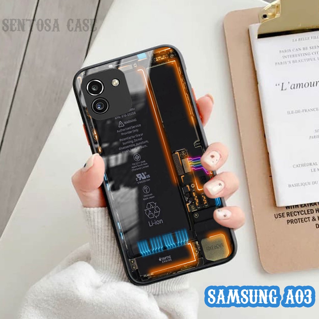 Softcase Kaca Samsung A03 - Case Handphone Samsung A03 [T07].